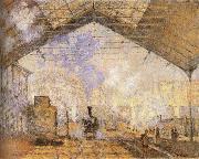 Claude Monet Railway station oil painting on canvas